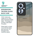 Abstract Mountain Pattern Glass Case for Oppo F25 Pro 5G