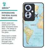 Fly Around The World Glass Case for Oppo F25 Pro 5G