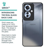 Space Grey Gradient Glass Case for Oppo F25 Pro 5G