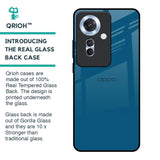 Cobalt Blue Glass Case for Oppo F25 Pro 5G