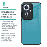 Oceanic Turquiose Glass Case for Oppo F25 Pro 5G