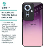 Purple Gradient Glass case for Oppo F25 Pro 5G