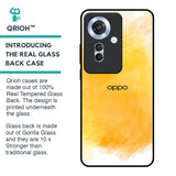 Rustic Orange Glass Case for Oppo F25 Pro 5G