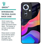 Colorful Fluid Glass Case for Oppo F25 Pro 5G