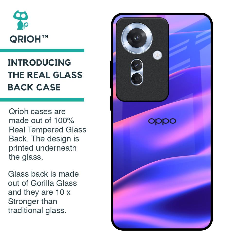 Colorful Dunes Glass Case for Oppo F25 Pro 5G