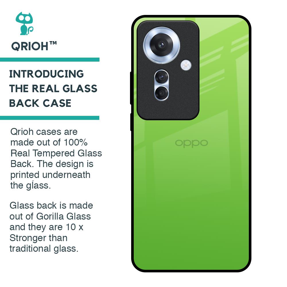 Paradise Green Glass Case For Oppo F25 Pro 5G