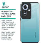 Arctic Blue Glass Case For Oppo F25 Pro 5G