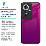 Magenta Gradient Glass Case For Oppo F25 Pro 5G
