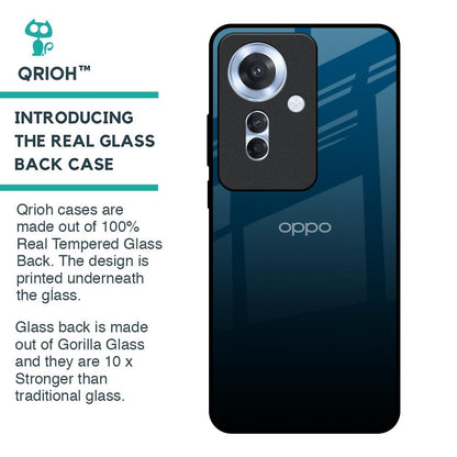 Sailor Blue Glass Case For Oppo F25 Pro 5G