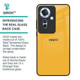 Fluorescent Yellow Glass case for Oppo F25 Pro 5G