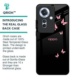 Fly Butterfly Glass Case for Oppo F25 Pro 5G