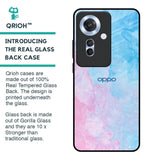 Mixed Watercolor Glass Case for Oppo F25 Pro 5G