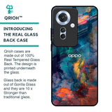 Colored Storm Glass Case for Oppo F25 Pro 5G
