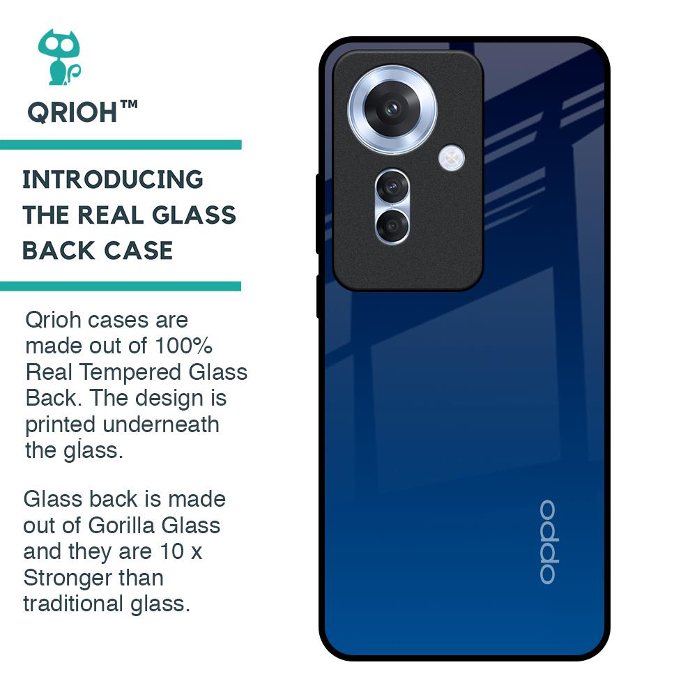 Very Blue Glass Case for Oppo F25 Pro 5G