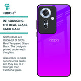 Purple Pink Glass Case for Oppo F25 Pro 5G