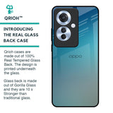 Sea Theme Gradient Glass Case for Oppo F25 Pro 5G