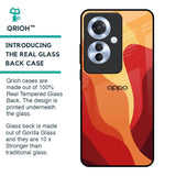 Magma Color Pattern Glass Case for Oppo F25 Pro 5G