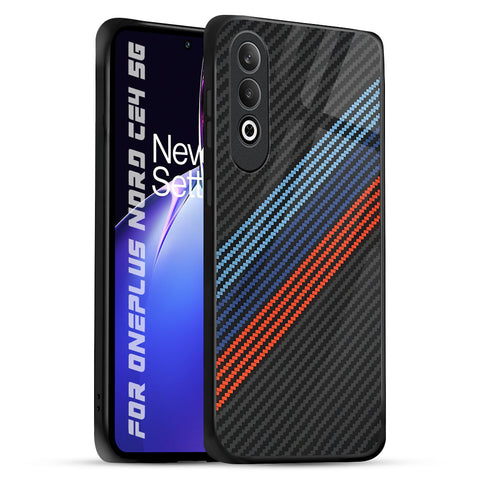 Carbon Inspired OnePlus Nord CE4 5G Glass Back Cover Online
