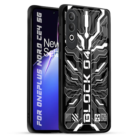 Monochrome Magic OnePlus Nord CE4 5G Glass Back Cover Online