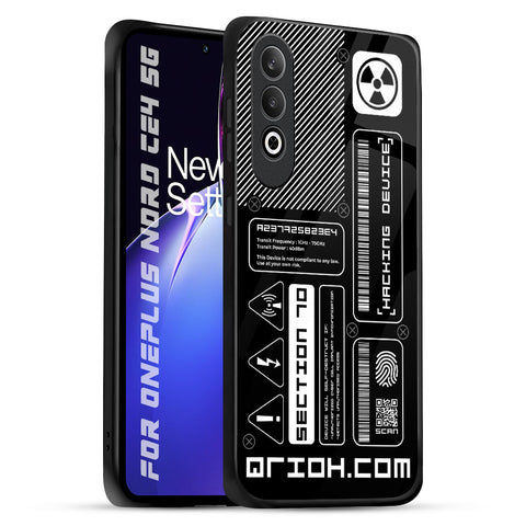 Futuristic Art OnePlus Nord CE4 5G Glass Back Cover Online