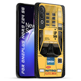 Yellow Racing Car OnePlus Nord CE4 5G Glass Back Cover Online