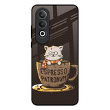 Tea With Kitty OnePlus Nord CE4 5G Glass Back Cover Online