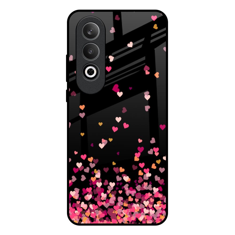 Heart Rain Fall OnePlus Nord CE4 5G Glass Back Cover Online