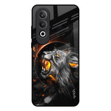 Aggressive Lion OnePlus Nord CE4 5G Glass Back Cover Online