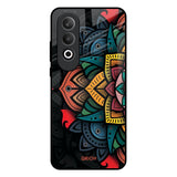 Retro Gorgeous Flower OnePlus Nord CE4 5G Glass Back Cover Online