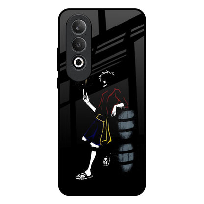 Luffy Line Art OnePlus Nord CE4 5G Glass Back Cover Online
