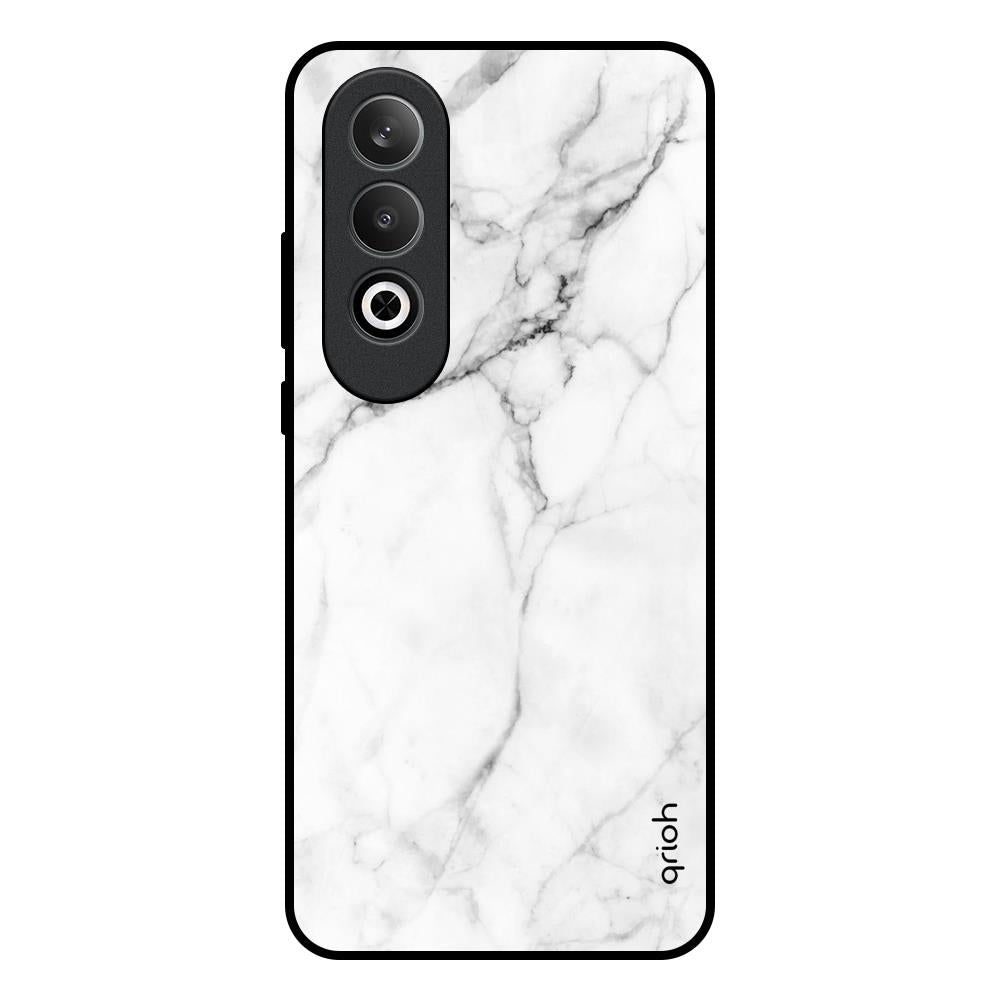Modern White Marble OnePlus Nord CE4 5G Glass Back Cover Online