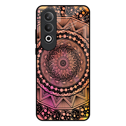 Floral Mandala OnePlus Nord CE4 5G Glass Back Cover Online