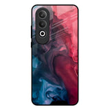 Blue & Red Smoke OnePlus Nord CE4 5G Glass Back Cover Online