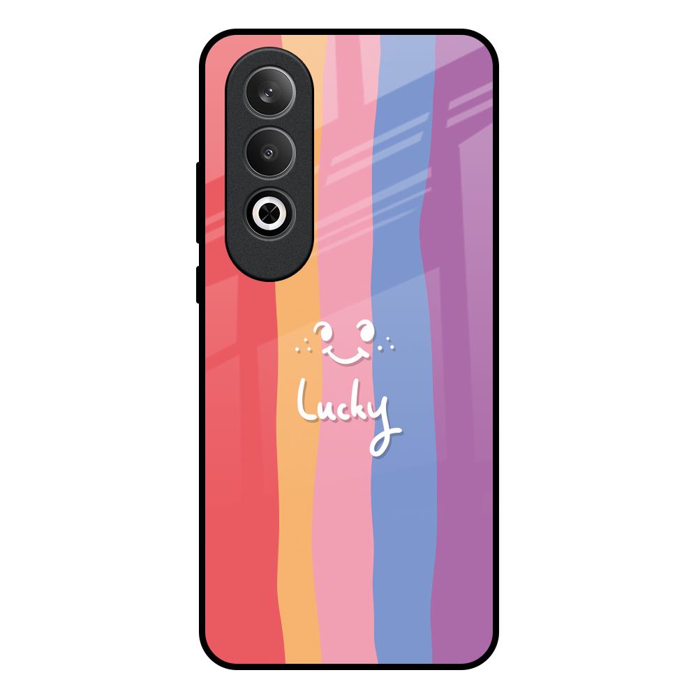 Lucky Abstract OnePlus Nord CE4 5G Glass Back Cover Online