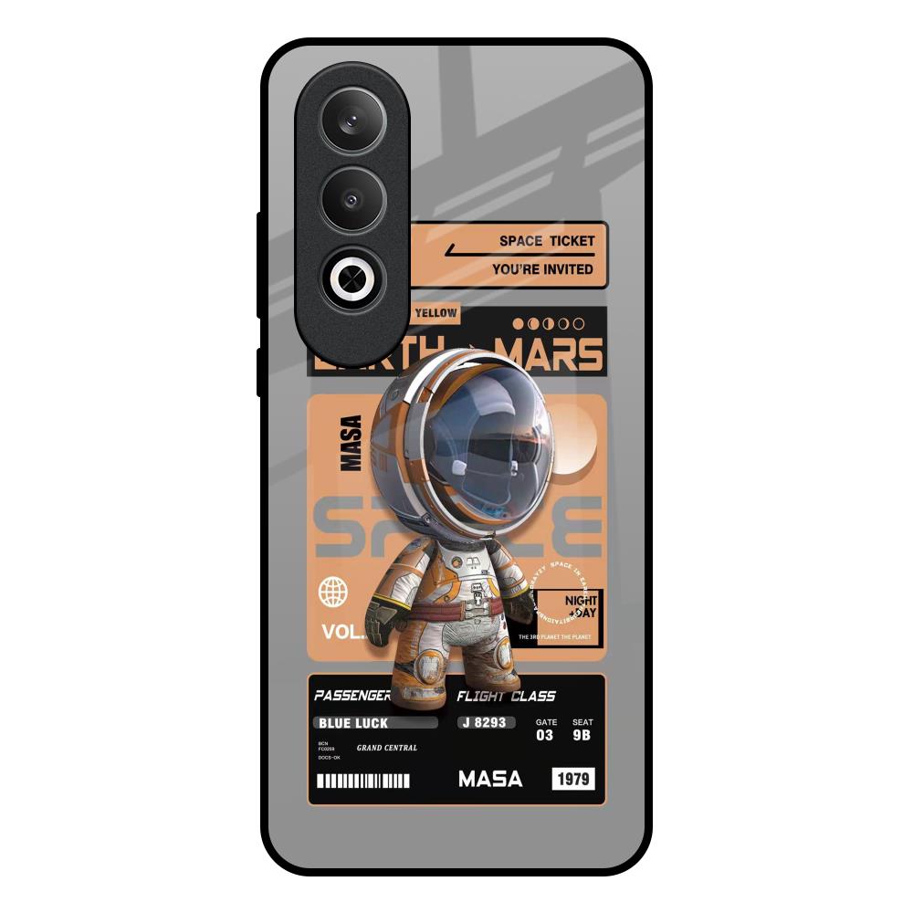 Space Ticket OnePlus Nord CE4 5G Glass Back Cover Online