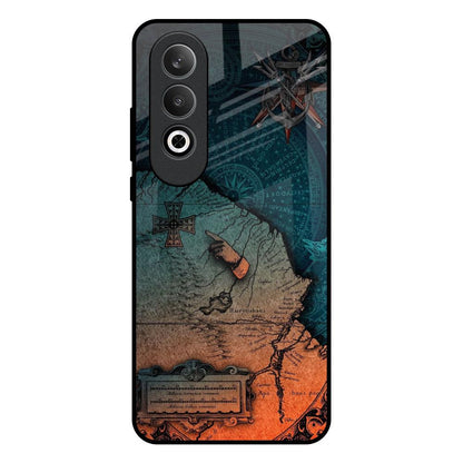 Geographical Map OnePlus Nord CE4 5G Glass Back Cover Online