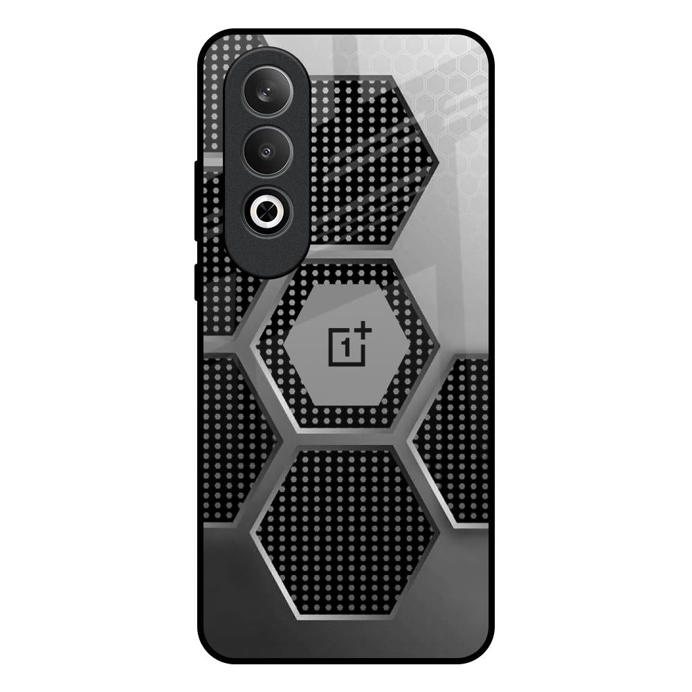 Hexagon Style OnePlus Nord CE4 5G Glass Back Cover Online