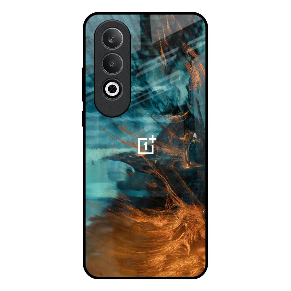 Golden Splash OnePlus Nord CE4 5G Glass Back Cover Online