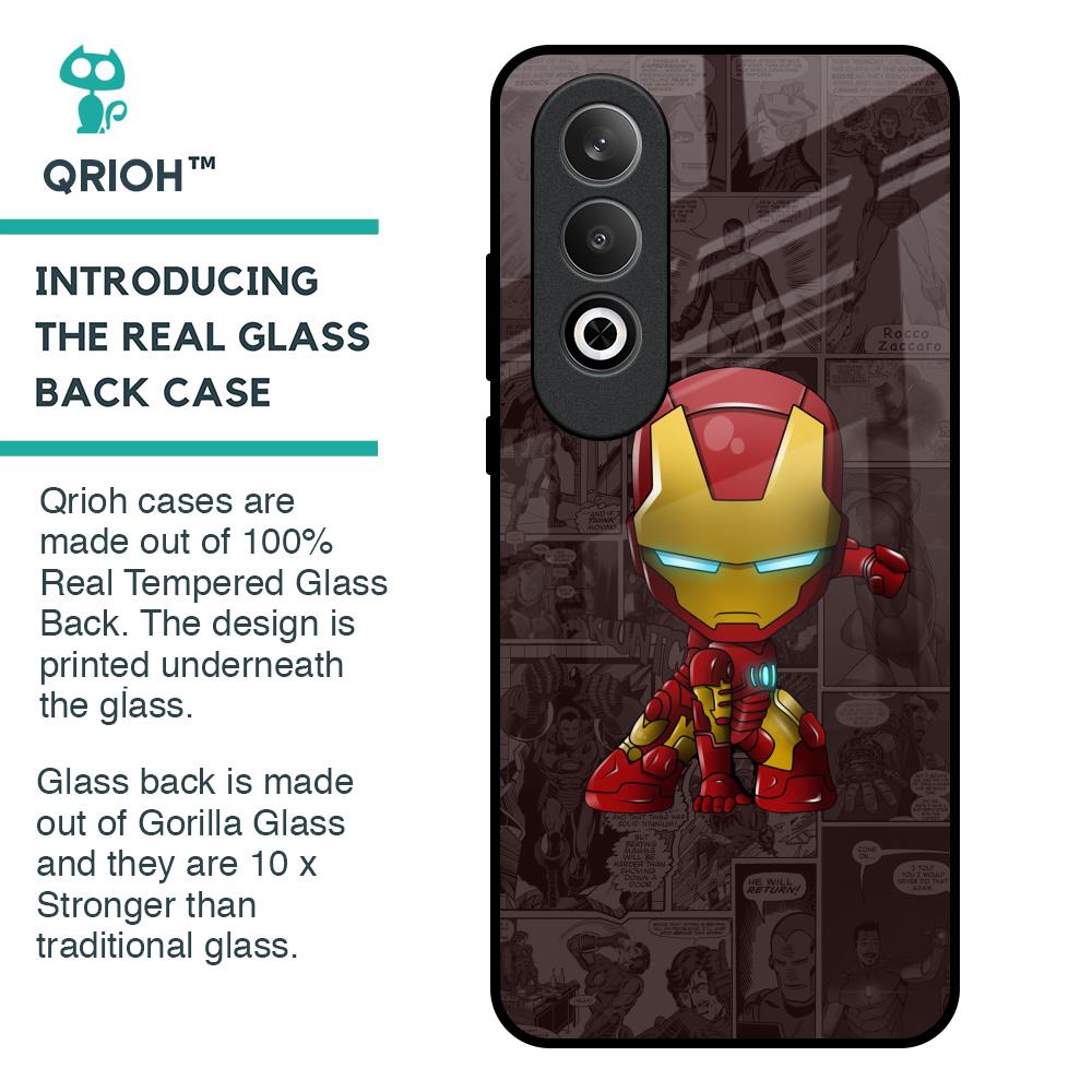 Angry Baby Super Hero Glass Case for OnePlus Nord CE4 5G