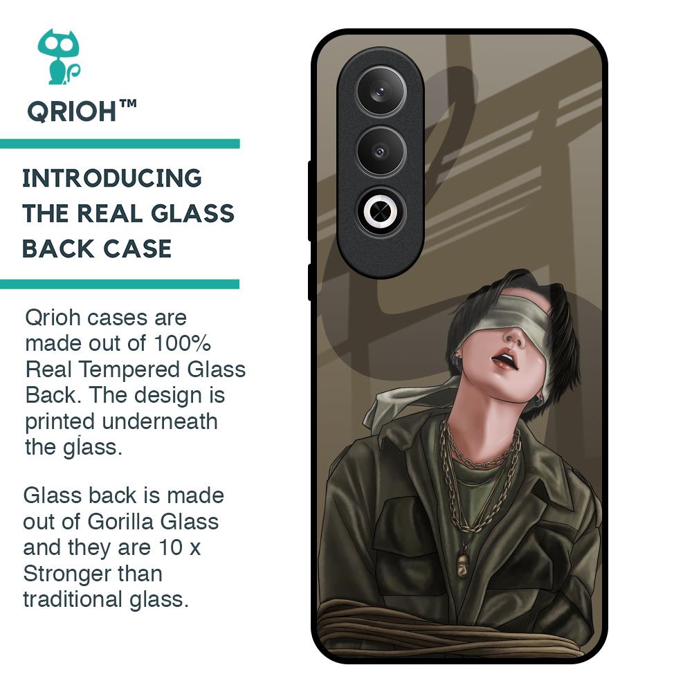 Blind Fold Glass Case for OnePlus Nord CE4 5G