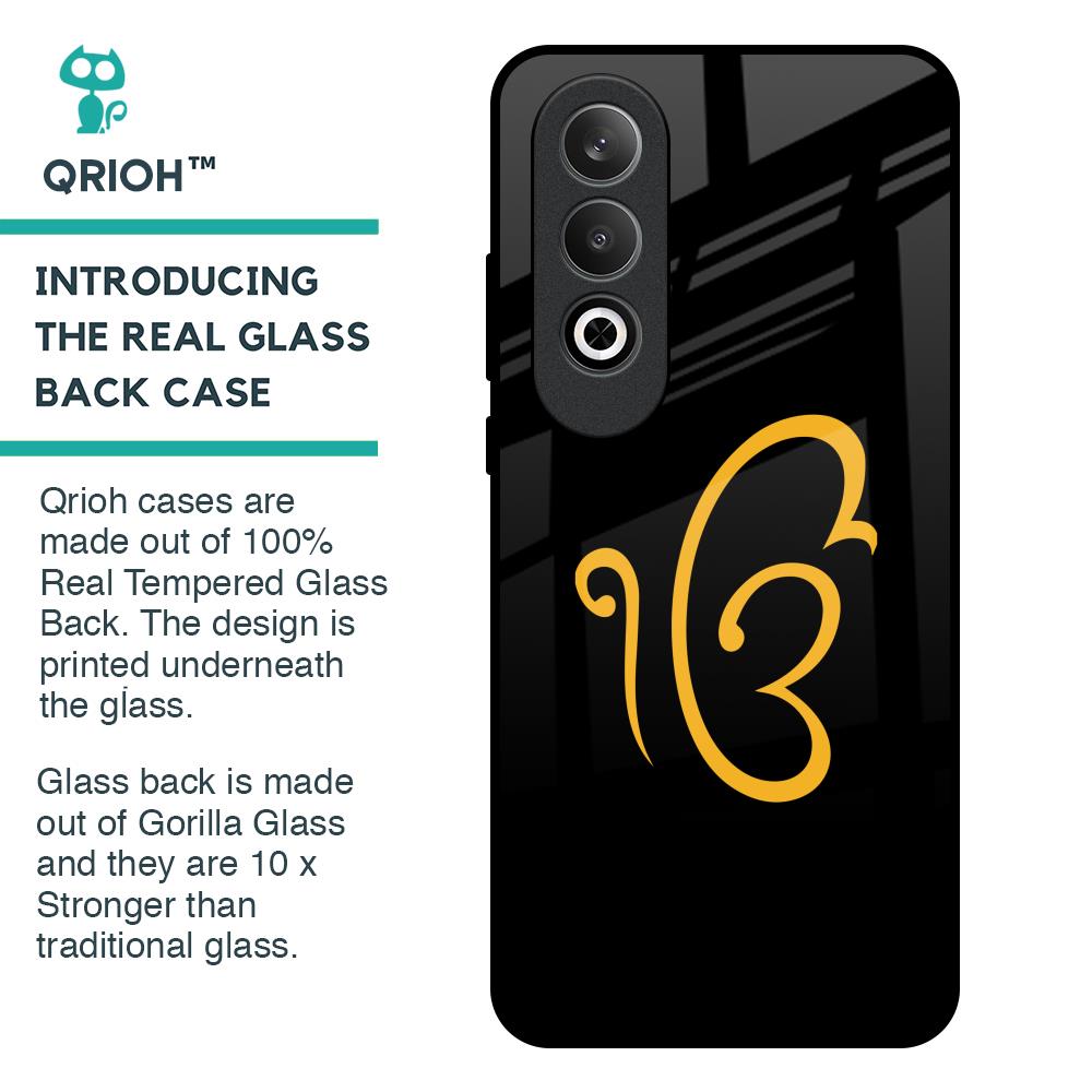 Luxury Fashion Initial Glass Case for OnePlus Nord CE4 5G