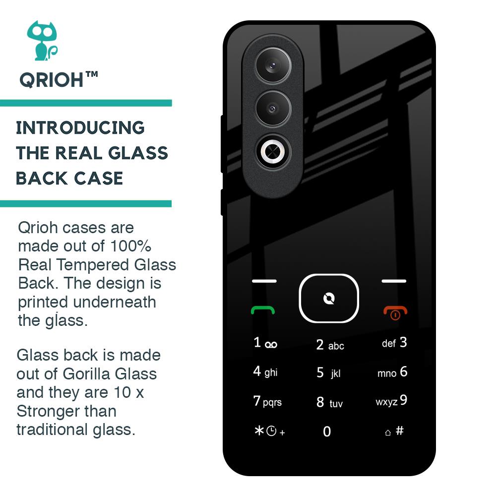 Classic Keypad Pattern Glass Case for OnePlus Nord CE4 5G