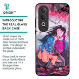 Radha Krishna Art Glass Case for OnePlus Nord CE4 5G