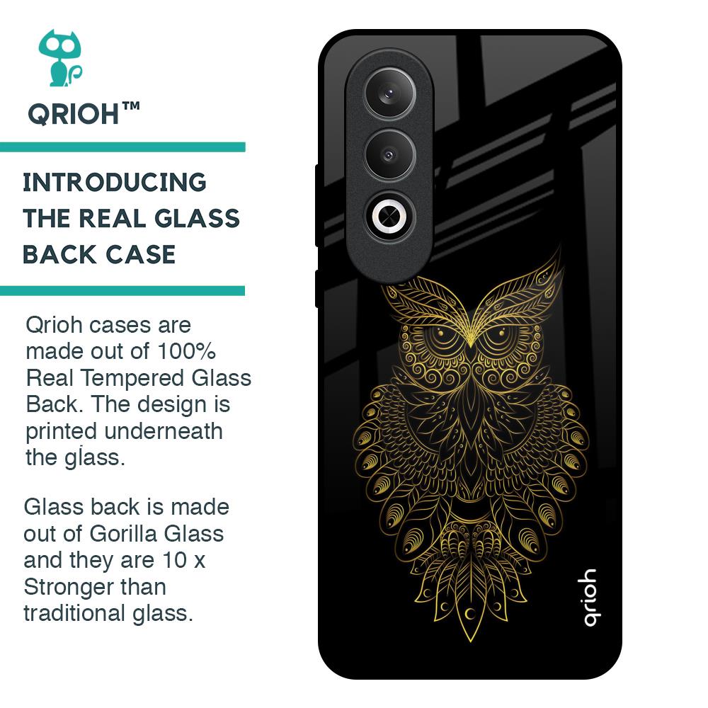 Golden Owl Glass Case for OnePlus Nord CE4 5G