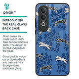 Blue Cheetah Glass Case for OnePlus Nord CE4 5G