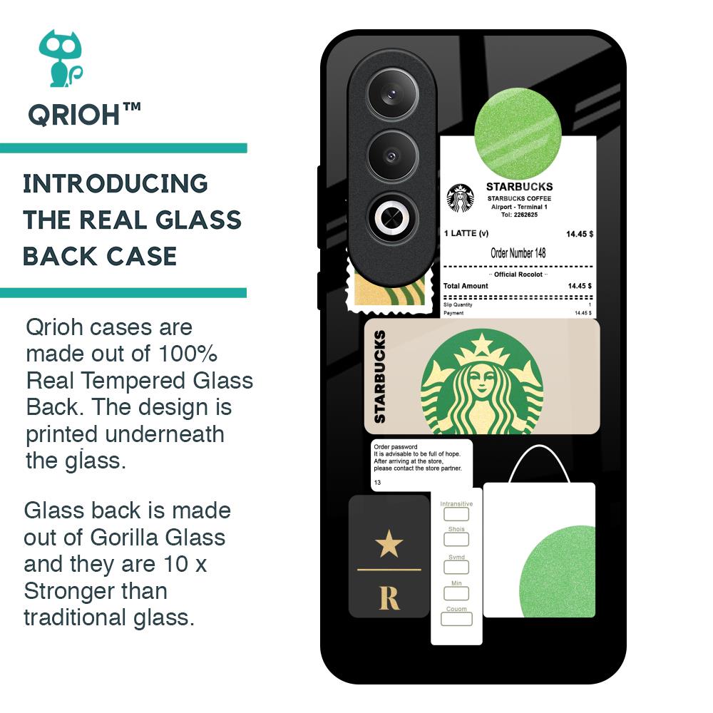 Coffee Latte Glass Case for OnePlus Nord CE4 5G