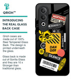 Danger Signs Glass Case for OnePlus Nord CE4 5G