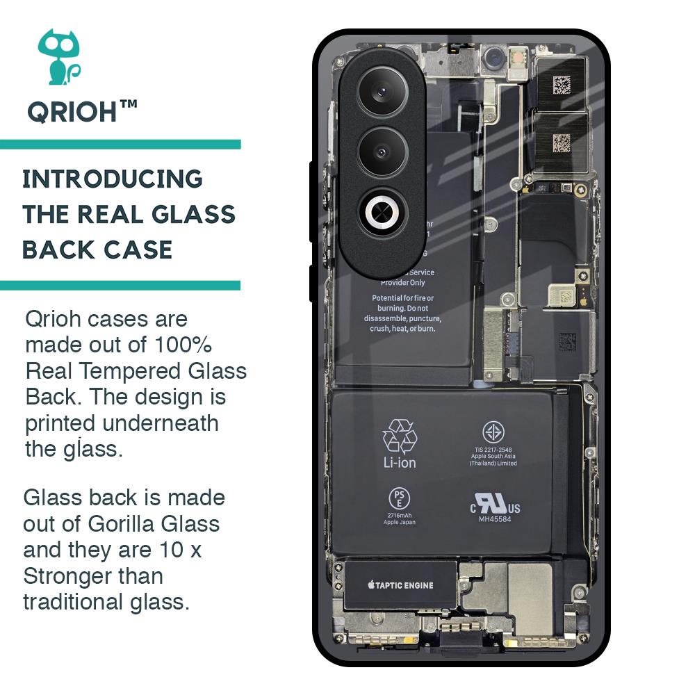 Skeleton Inside Glass Case for OnePlus Nord CE4 5G