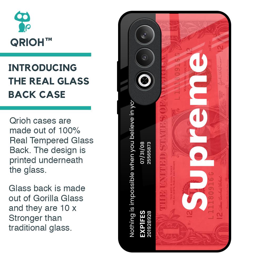 Supreme Ticket Glass Case for OnePlus Nord CE4 5G