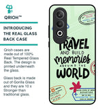 Travel Stamps Glass Case for OnePlus Nord CE4 5G